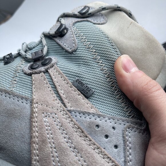 Asolo Gore Tex Voyager XCR Blue Tan Hiking Outdoors Trail Boots Womens Size 8.5 - Picture 14 of 16